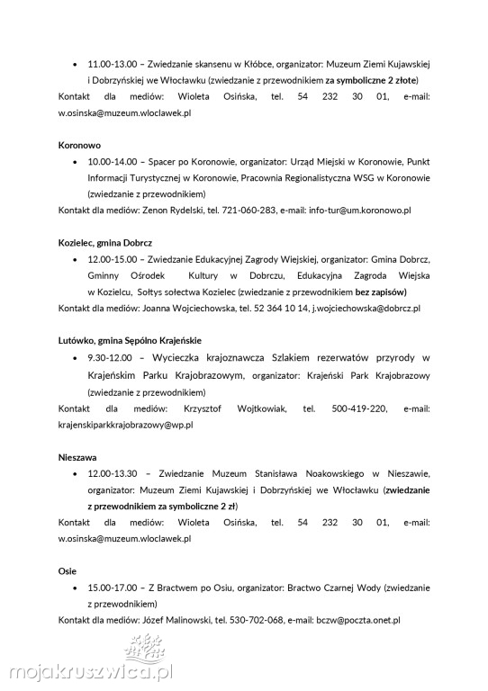 Zwiedzanie z przewodnikiem także w Kruszwicy. Już w ten weekend