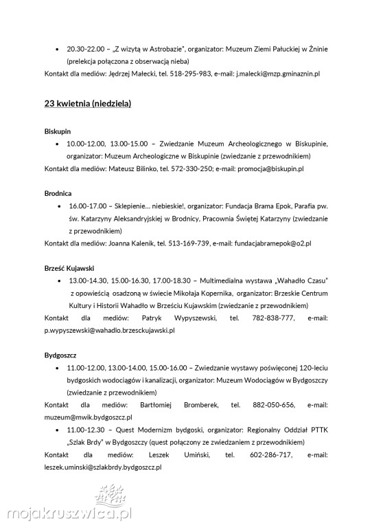 Zwiedzanie z przewodnikiem także w Kruszwicy. Już w ten weekend