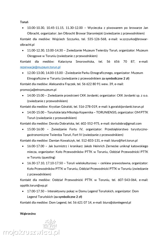 Zwiedzanie z przewodnikiem także w Kruszwicy. Już w ten weekend