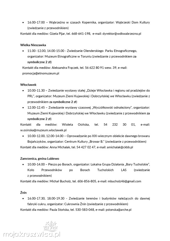 Zwiedzanie z przewodnikiem także w Kruszwicy. Już w ten weekend