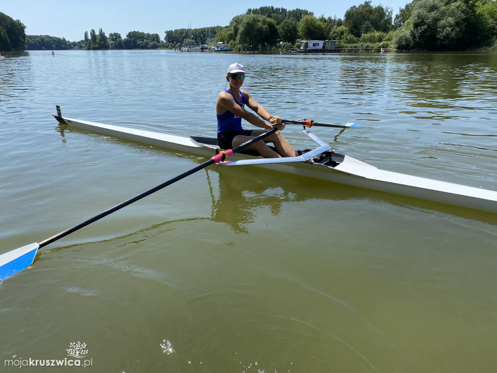 Wioślarskie zmagania. Kamil Sieradzki zdobył II miejsce w jedynce juniorów