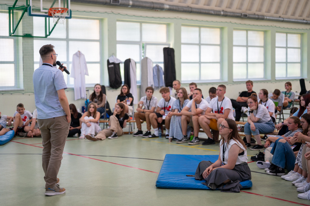 Młodzi ludzie spotkali się w Rojewie na tegorocznym biwaku KSM