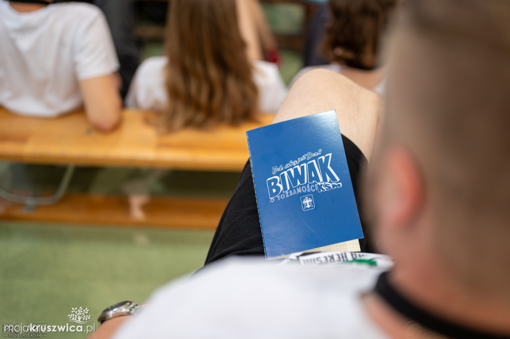 Młodzi ludzie spotkali się w Rojewie na tegorocznym biwaku KSM