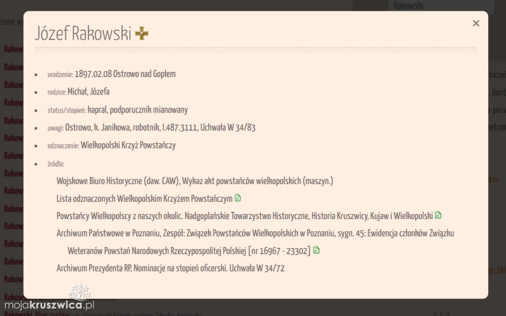 Poznaliśmy sylwetkę kolejnego Powstańca Wielkopolskiego z podkruszwickiej wsi