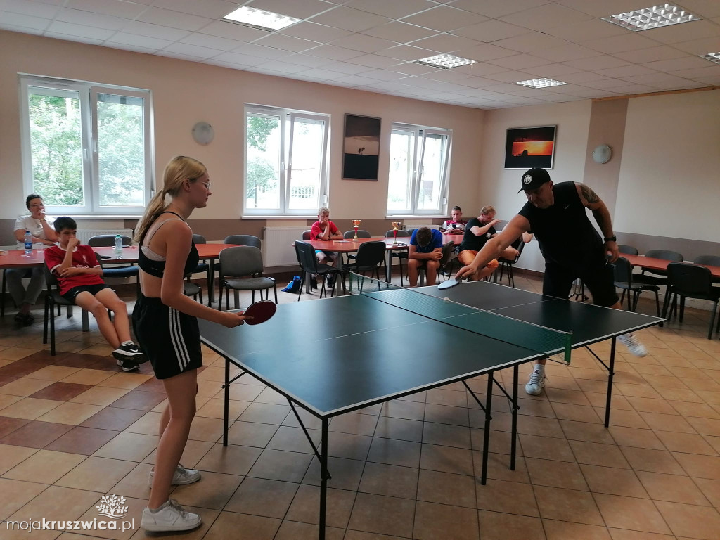Wakacyjny Turniej Tenisa Stołowego w Kruszwicy