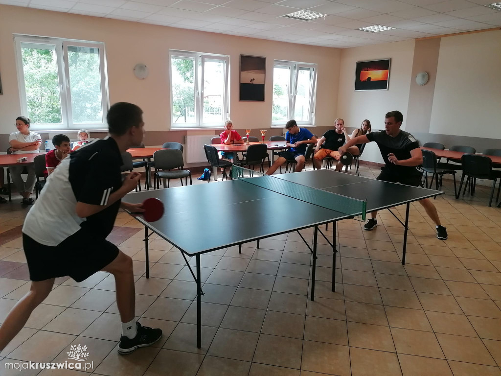 Wakacyjny Turniej Tenisa Stołowego w Kruszwicy
