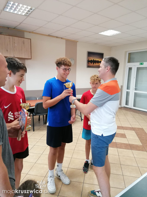 Wakacyjny Turniej Tenisa Stołowego w Kruszwicy