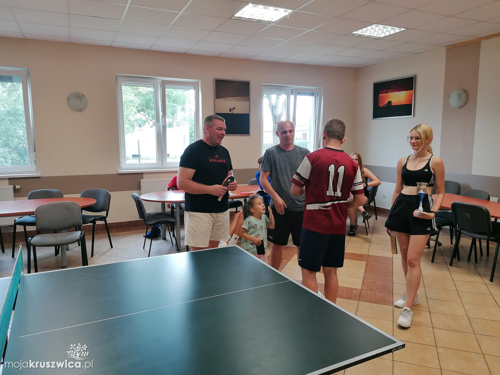 Wakacyjny Turniej Tenisa Stołowego w Kruszwicy