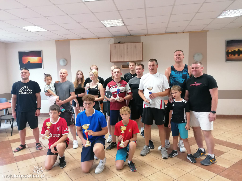 Wakacyjny Turniej Tenisa Stołowego w Kruszwicy