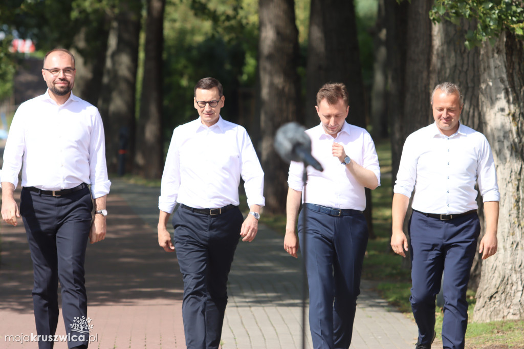 Premier Mateusz Morawiecki w Kruszwicy
