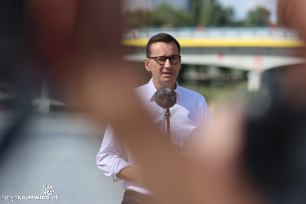 Premier Mateusz Morawiecki w Kruszwicy