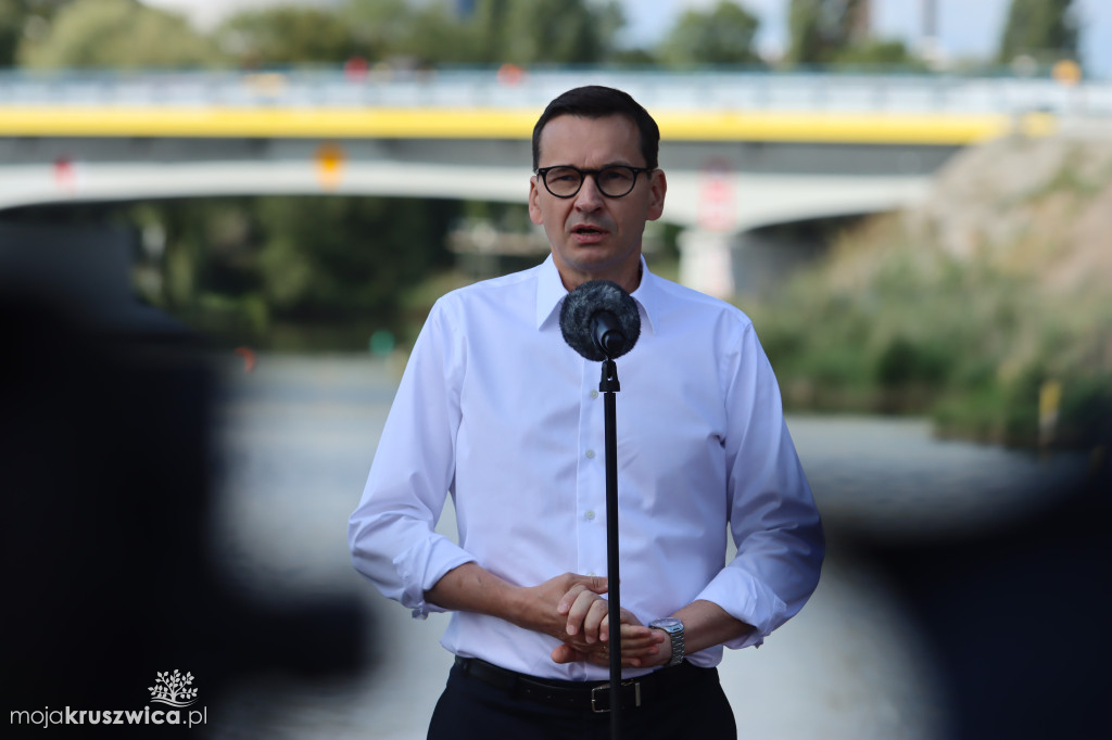 Premier Mateusz Morawiecki w Kruszwicy