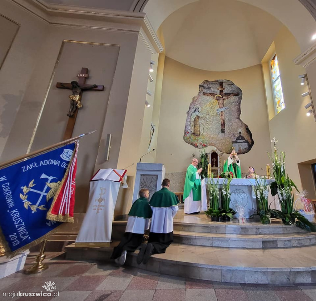  Dziś w Kruszwicy odbyła się msza święta w intencji kampanii cukrowniczej [FOTO]