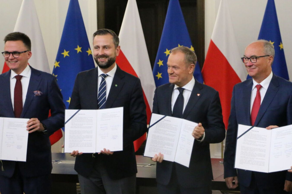  Partie polityczne podpisały umowę koalicyjną. O czym mówi?