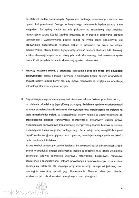  Partie polityczne podpisały umowę koalicyjną. O czym mówi?