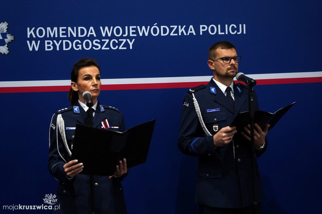 Policjanci i pracownicy Komendy Powiatowej Policji w Inowrocławiu wyróżnieni