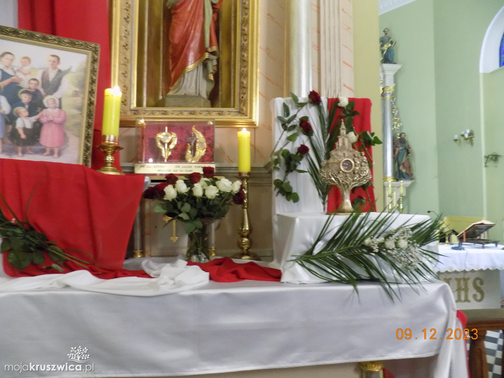 Do podkruszwickiej wsi dotarły relikwie błogosławionej rodziny Ulmów [FOTO]