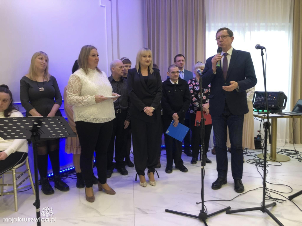 Spotkanie wigilijne Środowiskowego Domu Samopomocy w Kruszwicy