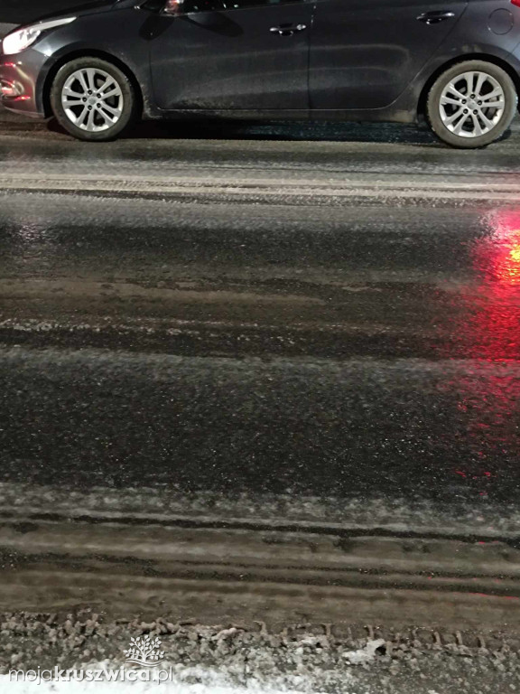 Kruszwica stoi! Paraliż miasta przy aktualnej pogodzie