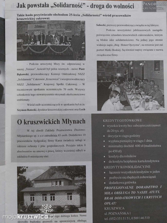 Archiwum Panoramy Kruszwickiej: Rok 2005 - dożynki i historia Solidarności