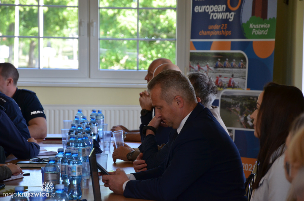 Wioślarze z Europy przyjadą do Kruszwicy. Dziś rozmawiali o ich bezpieczeństwie