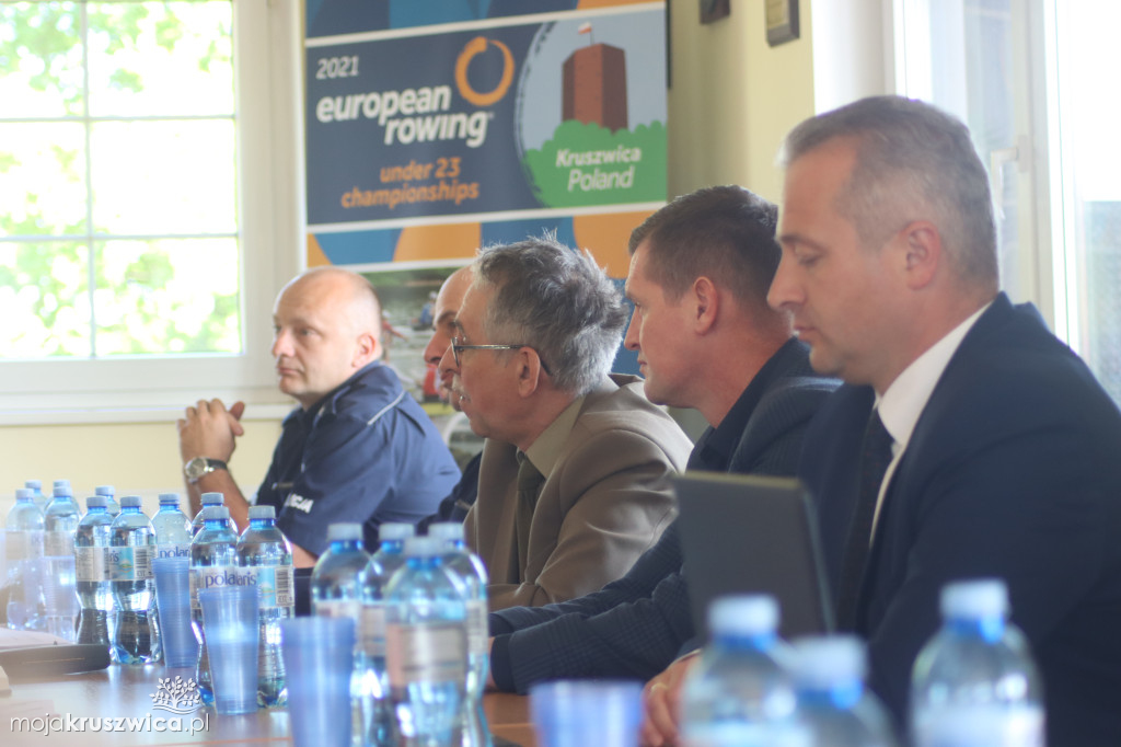 Wioślarze z Europy przyjadą do Kruszwicy. Dziś rozmawiali o ich bezpieczeństwie