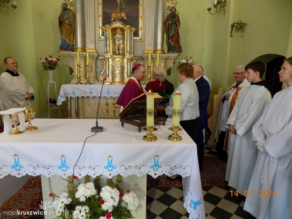 W Chełmcach odbyła się wizytacja kanoniczna księdza biskupa Radosława Orchowicza