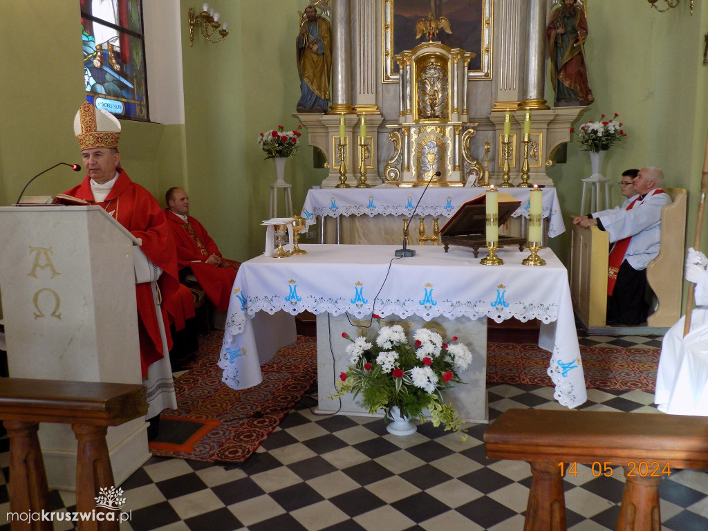 W Chełmcach odbyła się wizytacja kanoniczna księdza biskupa Radosława Orchowicza