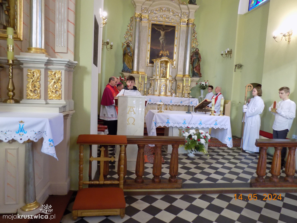 W Chełmcach odbyła się wizytacja kanoniczna księdza biskupa Radosława Orchowicza