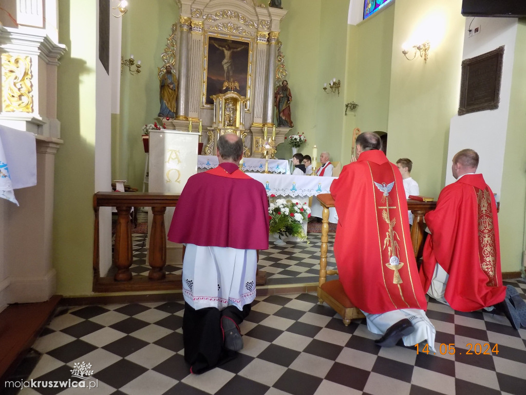 W Chełmcach odbyła się wizytacja kanoniczna księdza biskupa Radosława Orchowicza