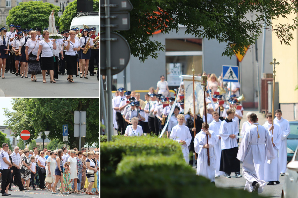 Trwa uroczystość Bożego Ciała w Kruszwicy. Ulicami zmierza procesja [FOTO]