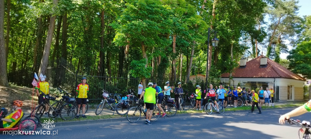 Na rowerach z Kruszwicy do Ciechocinka. Pokonali około 100 km