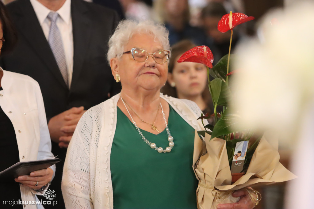 Pożegnanie księży w kruszwickiej kolegiacie