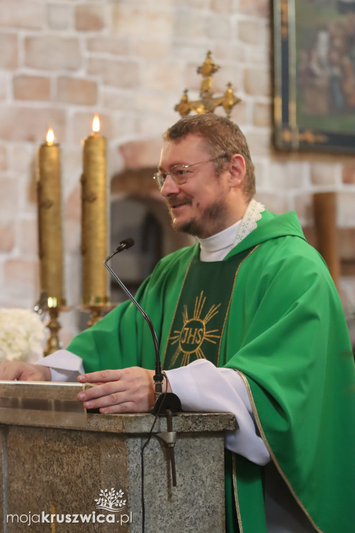 Pożegnanie księży w kruszwickiej kolegiacie