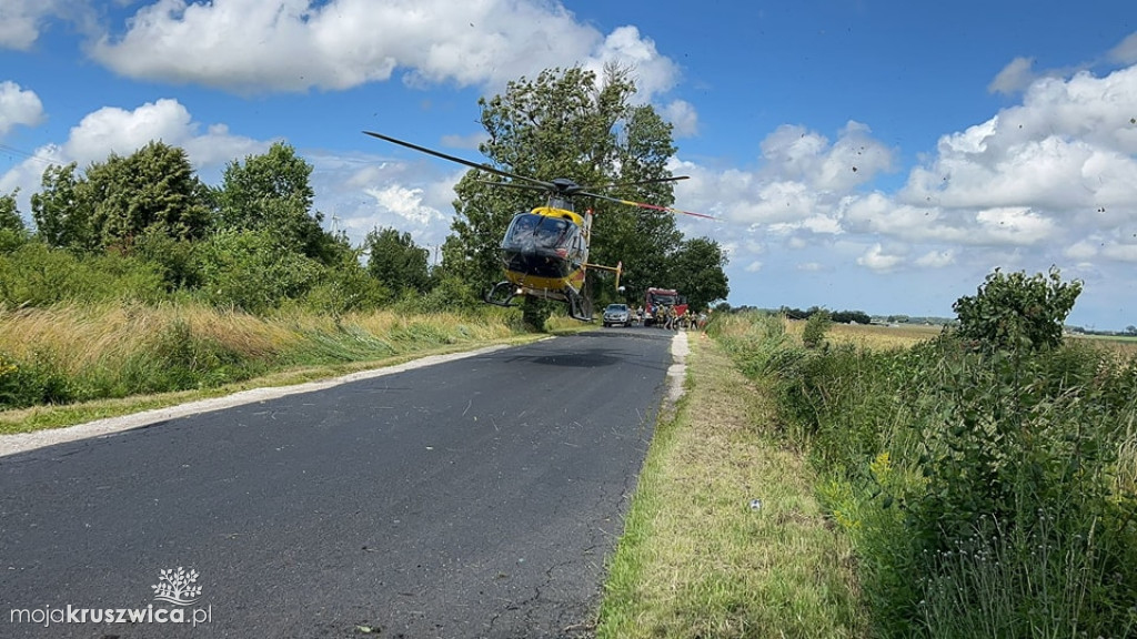 Racice: Samochód osobowy uderzył w drzewo [AKTUALIZACJA]