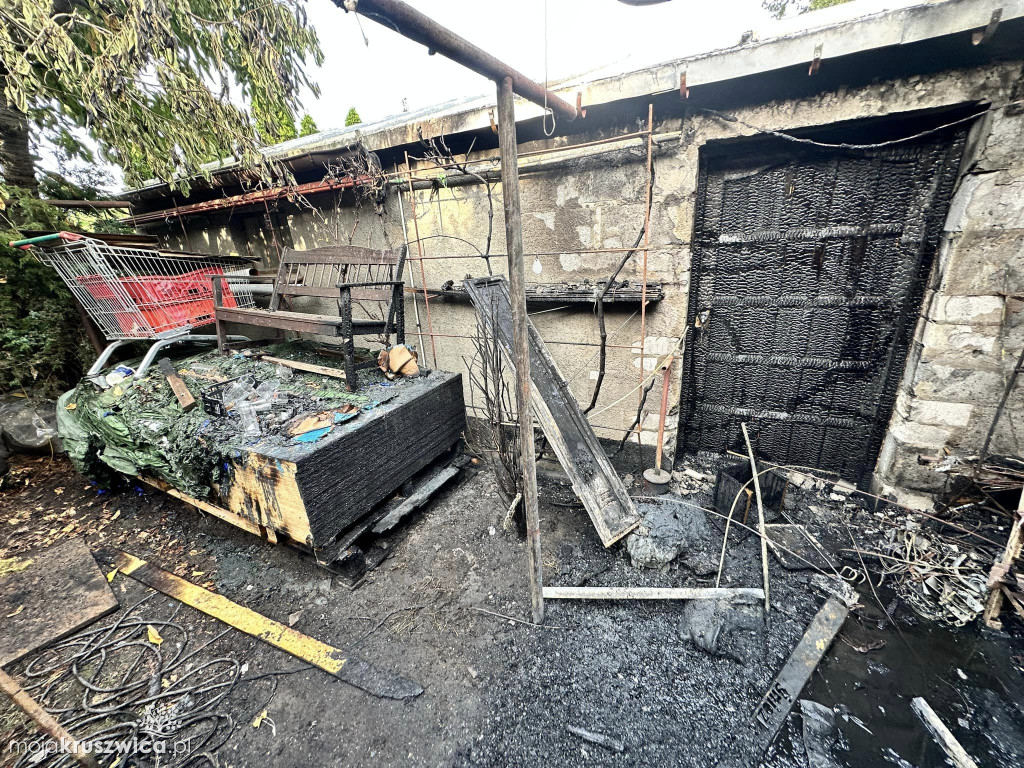 Zadymienie domu w miejscowości Wasielewko oraz pożar garażu w Strzelcach [ZDJĘCIA]