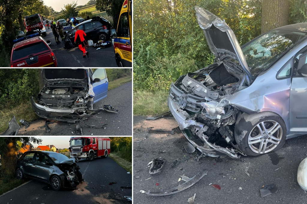 Są zdjęcia z sobotniego wypadku w Baranowie