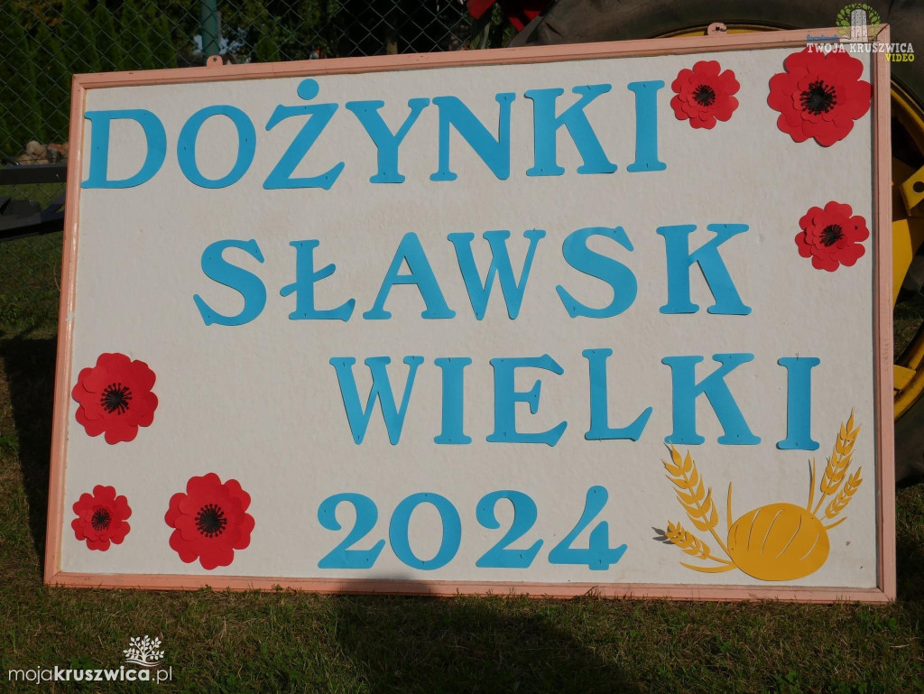 Sławsk Wielki: Dożynki sołeckie i msza święta w parafii św. Bartłomieja