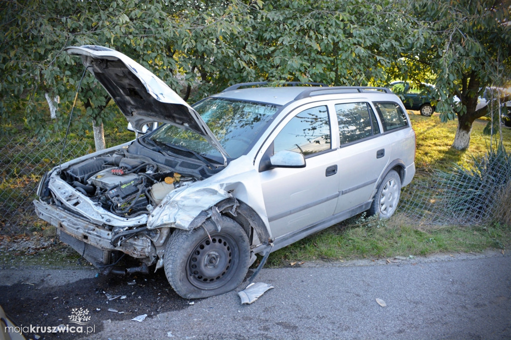 Wypadek bmw i opla