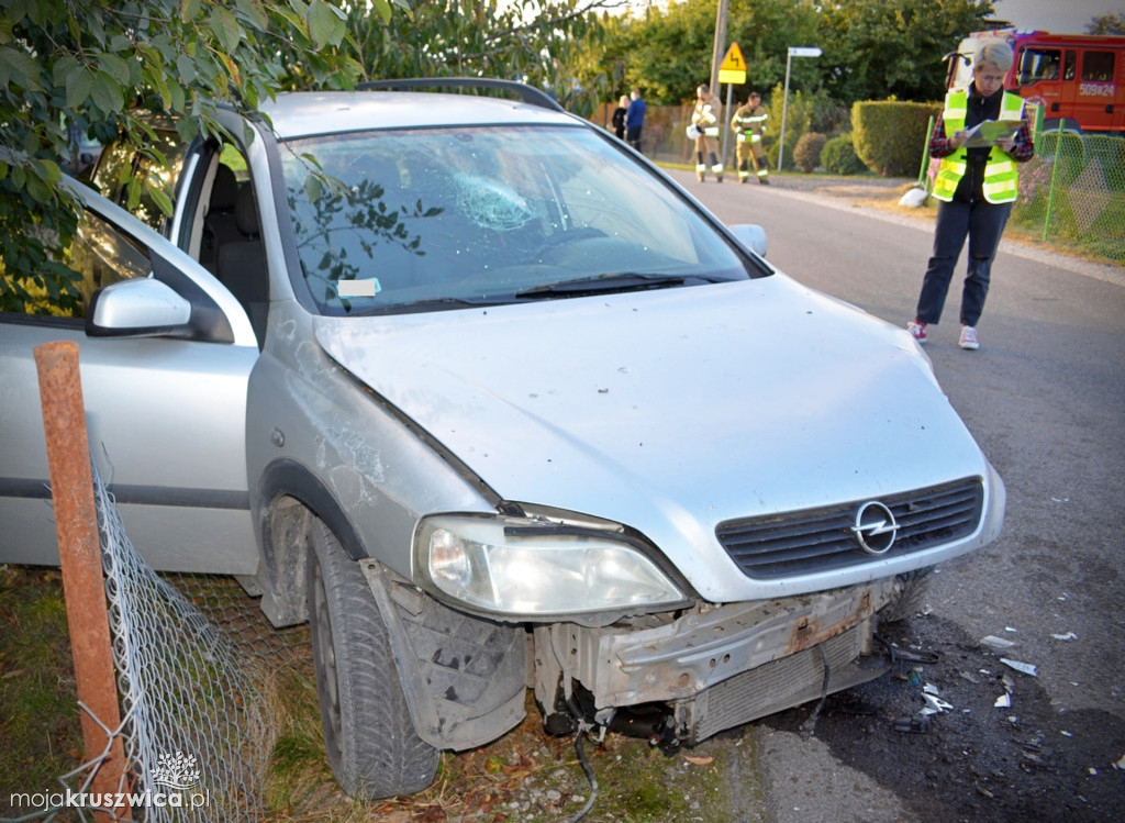 Wypadek bmw i opla