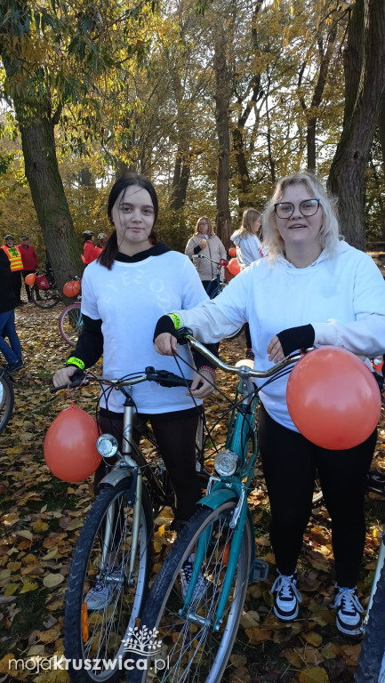 W Kruszwicy odbył się rajd rowerowy przeciwko przemocy