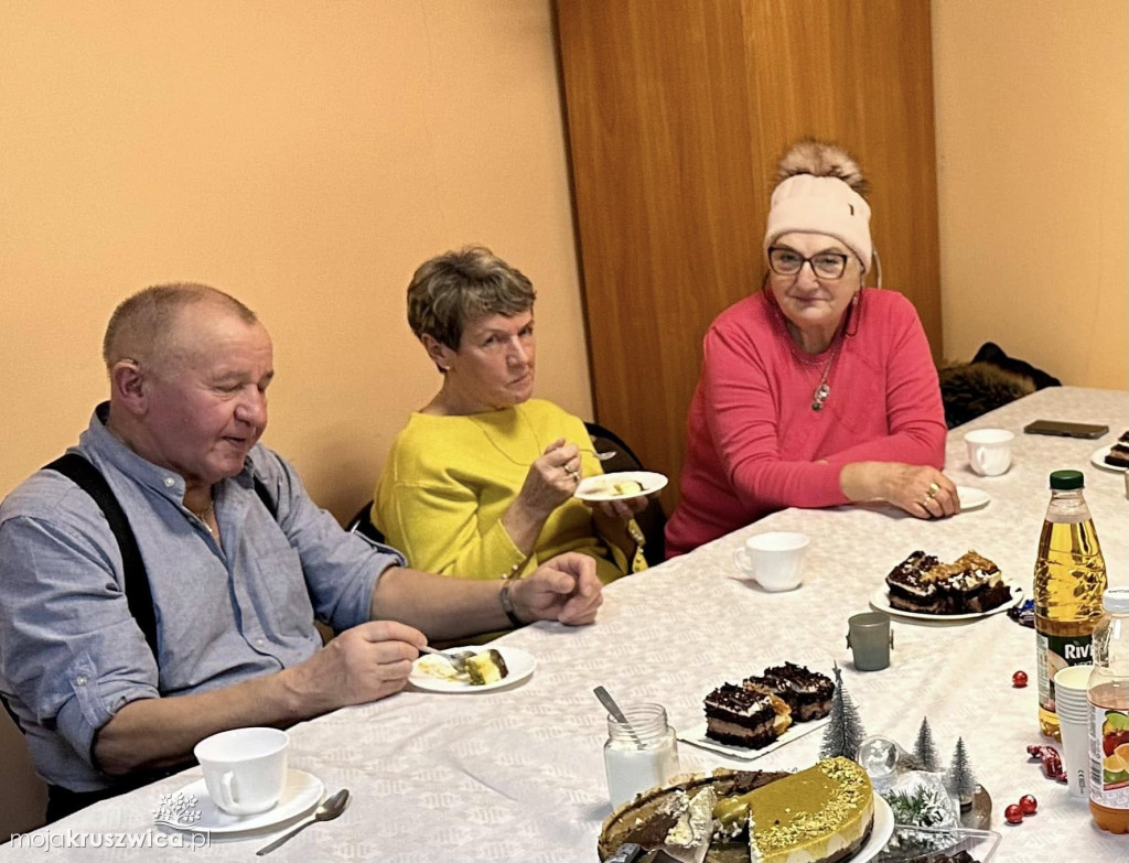 Świąteczne spotkanie w Grodztwie. Mieszkańców odwiedził Mikołaj