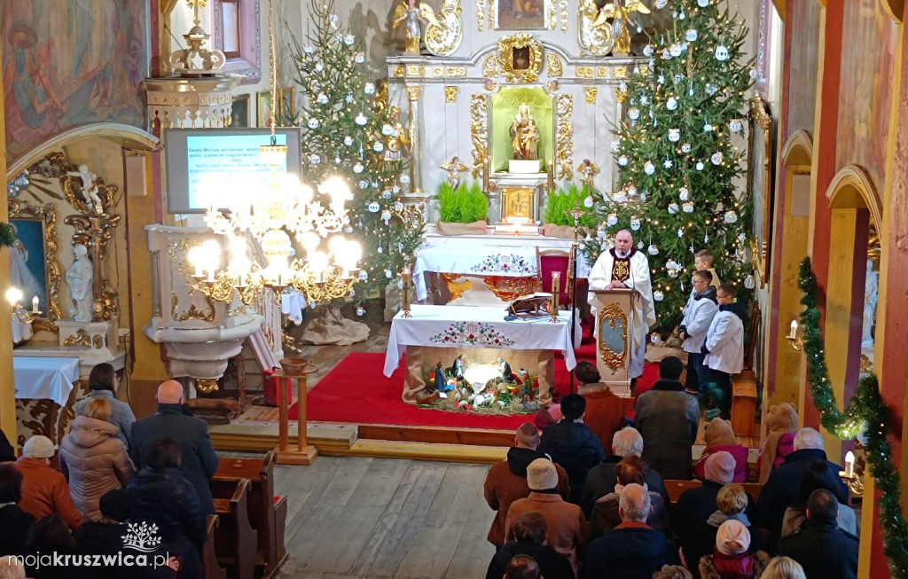 Bożonarodzeniowa msza w parafii pw. św. Anny w Kościeszkach [FOTO]