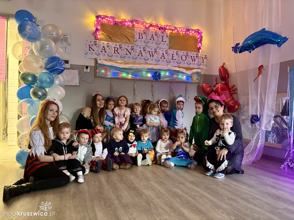 Bal karnawałowy w kruszwickim żłobku pod hasłem „Podwodny Świat”