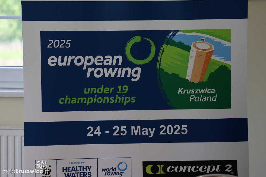 Kruszwica gotowa na międzynarodowe zmagania wioślarskie [KONFERENCJA]