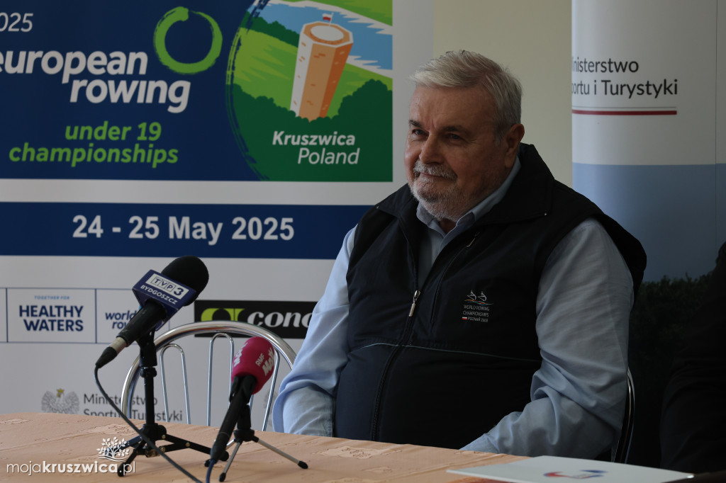 Kruszwica gotowa na międzynarodowe zmagania wioślarskie [KONFERENCJA]
