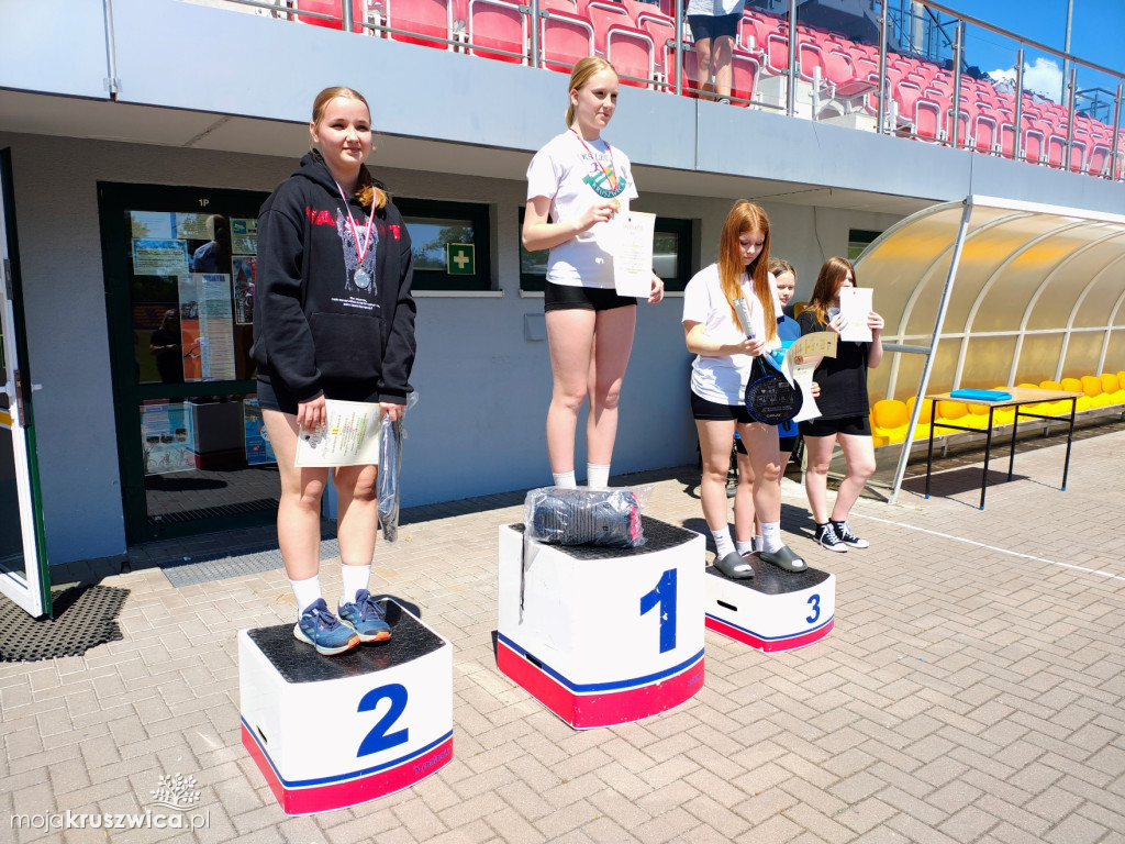 Sukcesy uczniów ZSO SP 2 Kruszwica w Mistrzostwach Powiatu w Lekkoatletyce