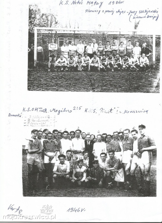 Klub Piłkarski Gopło Kruszwica ma już 100 lat. Różne były jego losy [ZDJĘCIA]