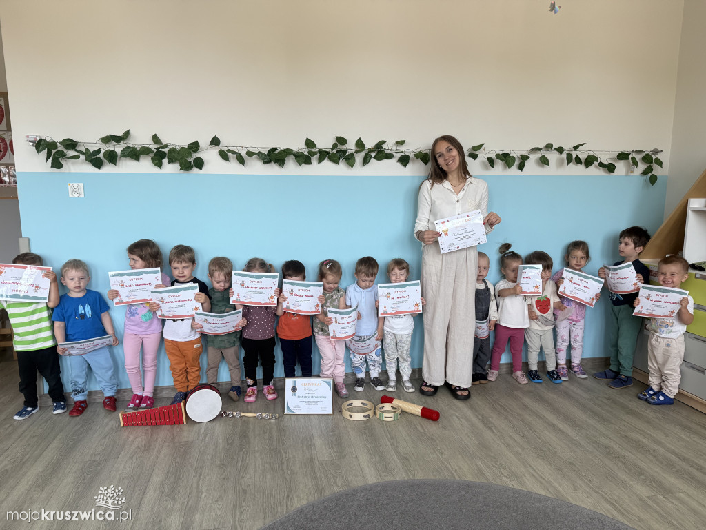 Poznają dźwięki w kruszwickim żłobku