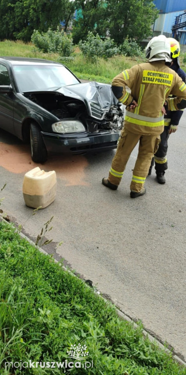 Zderzenie trzech pojazdów na DK62 w Kruszwicy